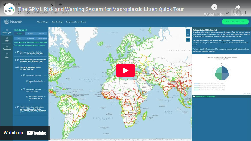 The GPML Risk and Warning System for Macroplastic Litter: Quick Tour