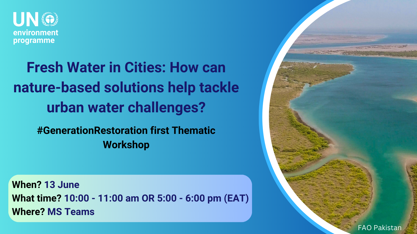 Webinar Fresh Water In Cities
